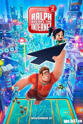 2018喜剧动画奇幻冒险《无敌破坏王2：大闹互联网》1080p.DTS.x265.10bit